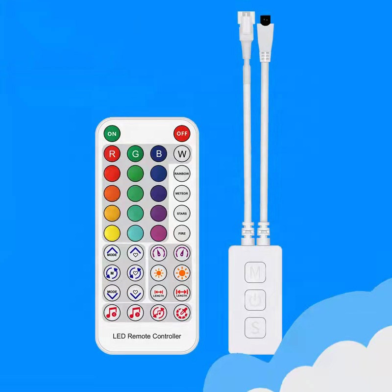 DC5-24V 38 ключ RGB IC LED BT контроллер SP611E умный Динамик МУЗЫКИ Адресуемых Светодиодный контроллер 3PIN разъем