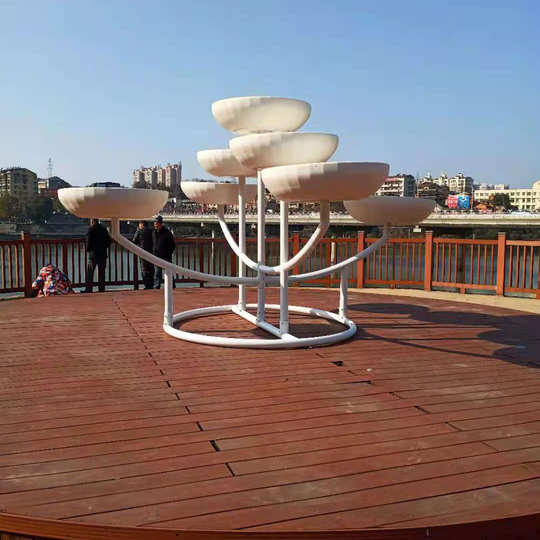 Four-sided dedication style flower stand with the custom designed in Tianjin manufacturer for wholesale & retail