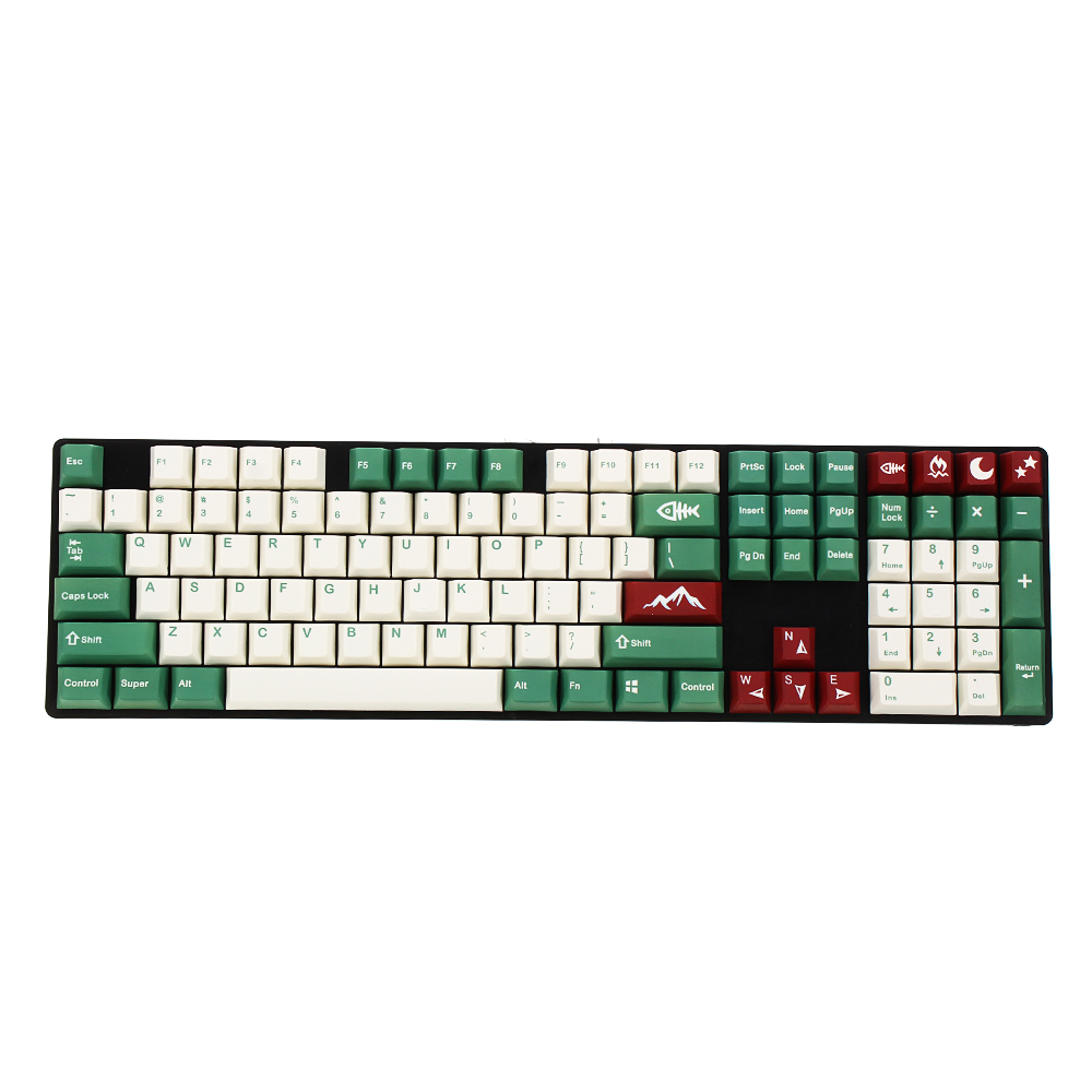 Личности функция Pbt цветная (Rgb) колпачки Механическая Relegendable ключ набор