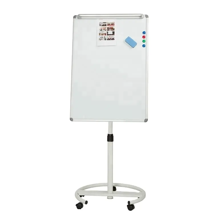 Wholesale flip chart stand magnetic whiteboard adjustable dry eraser whiteboard