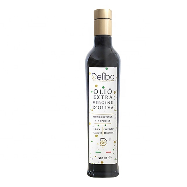 Best in Class Italian Extra Virgin Olive Oil Deliba Light Fruity Glass Bottle 50 cl for dressing and cooking
