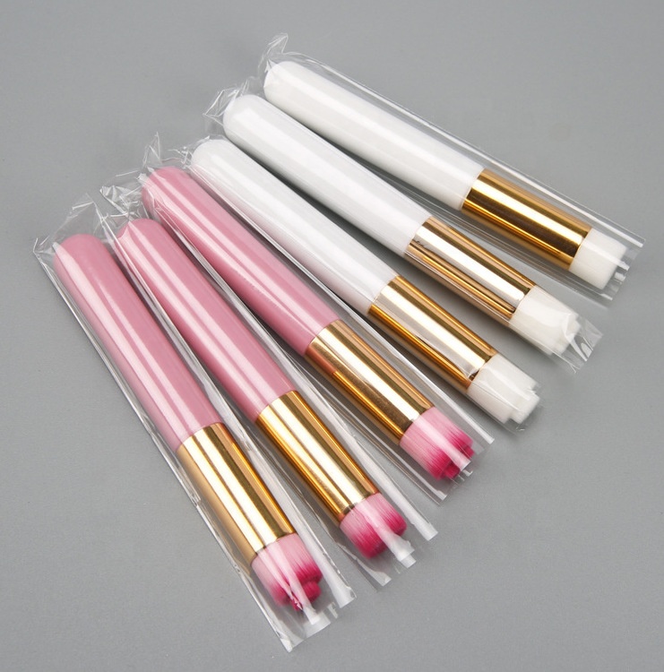 TKL Factory price single shampoo nostril custom logo wholesale extension cleansing eyelash cleaning brush