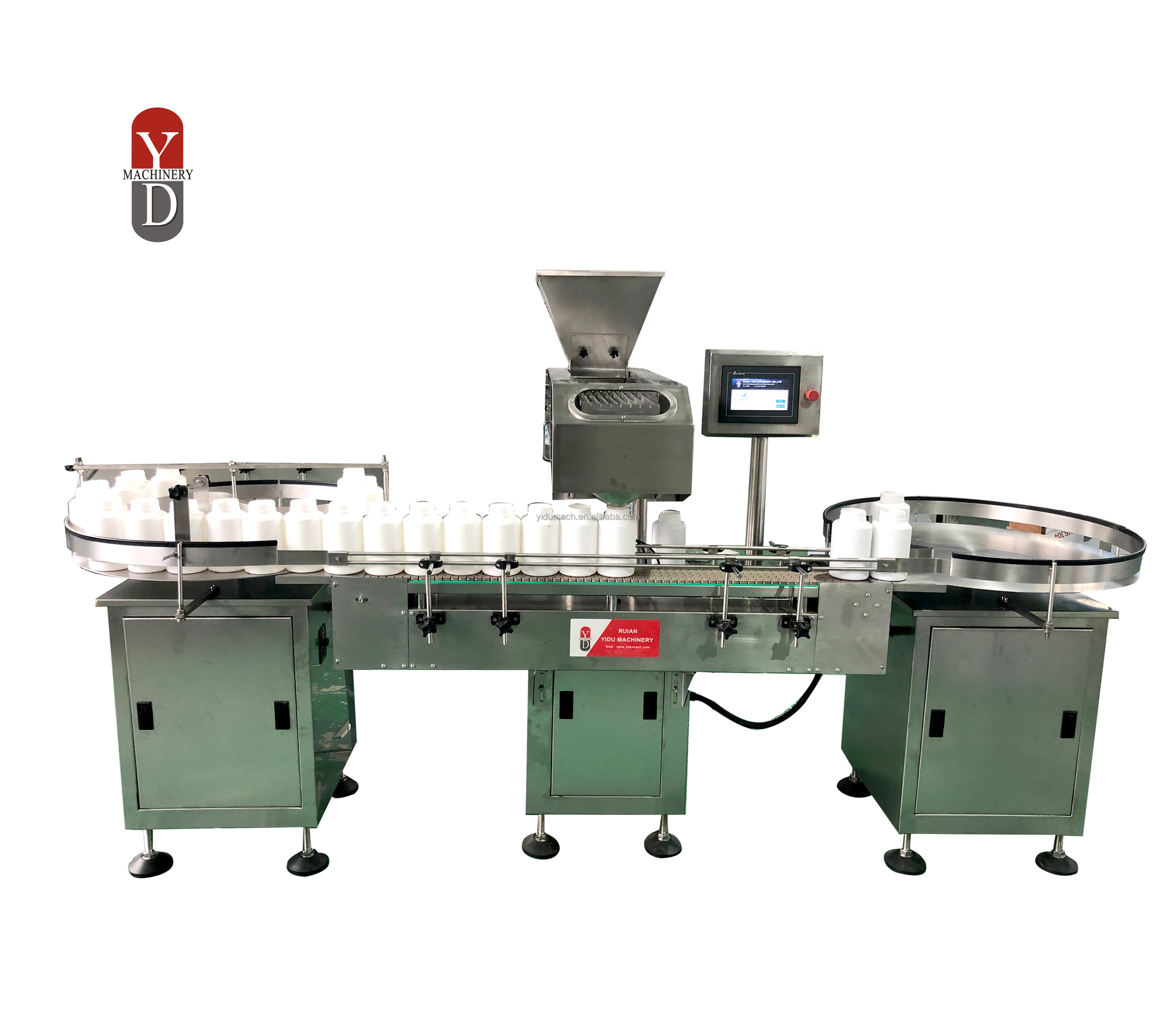 YD-8 Fully automatic electronic capsule /tablet/candy counting machine with two turntable