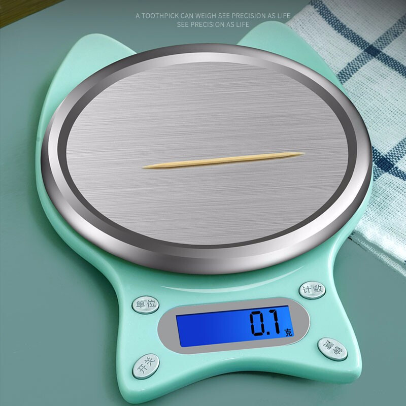 Kitchen electronic scales household high-precision baking scales food accessories electronic scales weighing up to 3kg