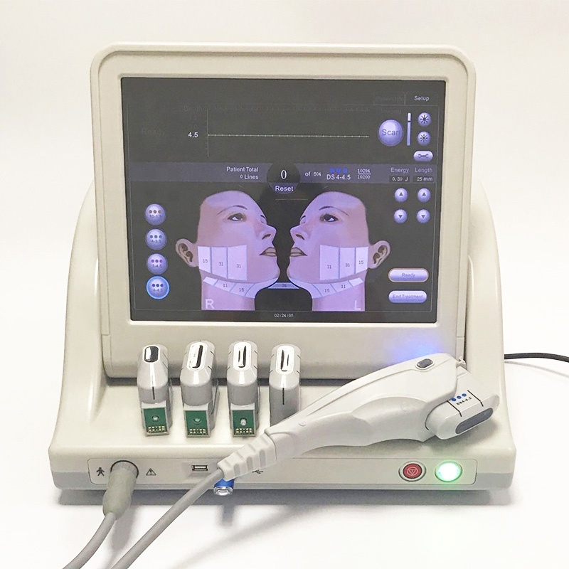 Yting High Quality Cheap Price Portable Face Lift Wrinkle Removal Hifu Machine with 5 Transducer