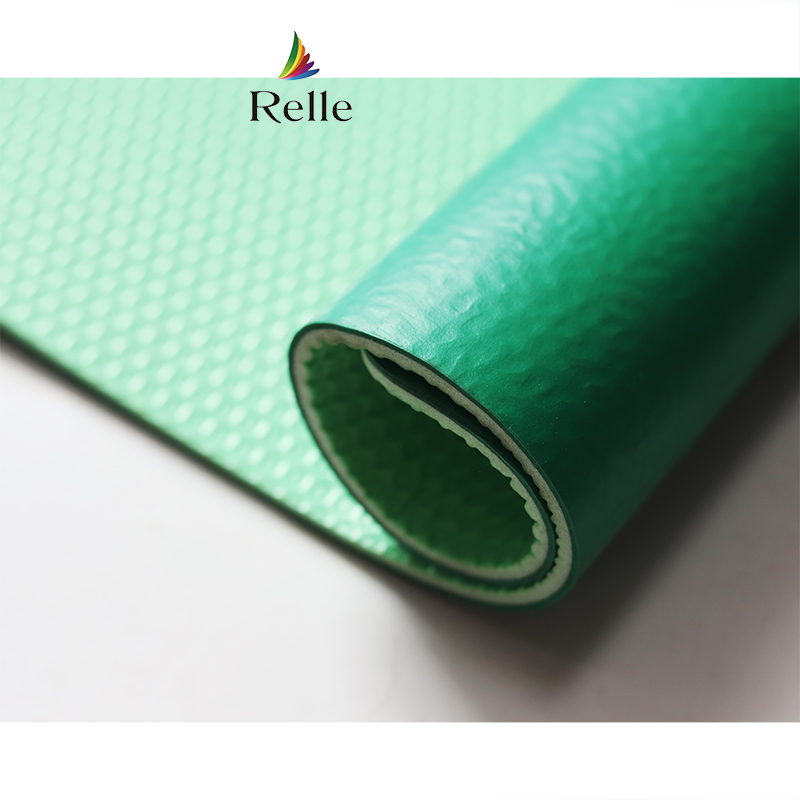Relle 6mm indoor green synthetic badminton court flooring vynil material