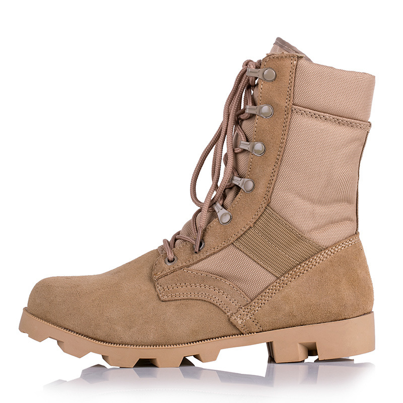 TX cheap price sand breathable wear resisting non high top slip men hiking desert jungle hunter combat tactical military boots