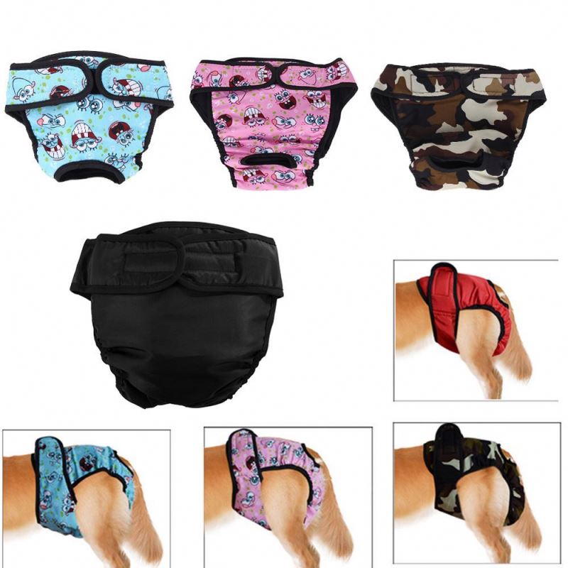 Free Shipping Dog Diaper Sanitary Physiological Pants Washable Female Dog Shorts Panties Menstruation Underwear Briefs