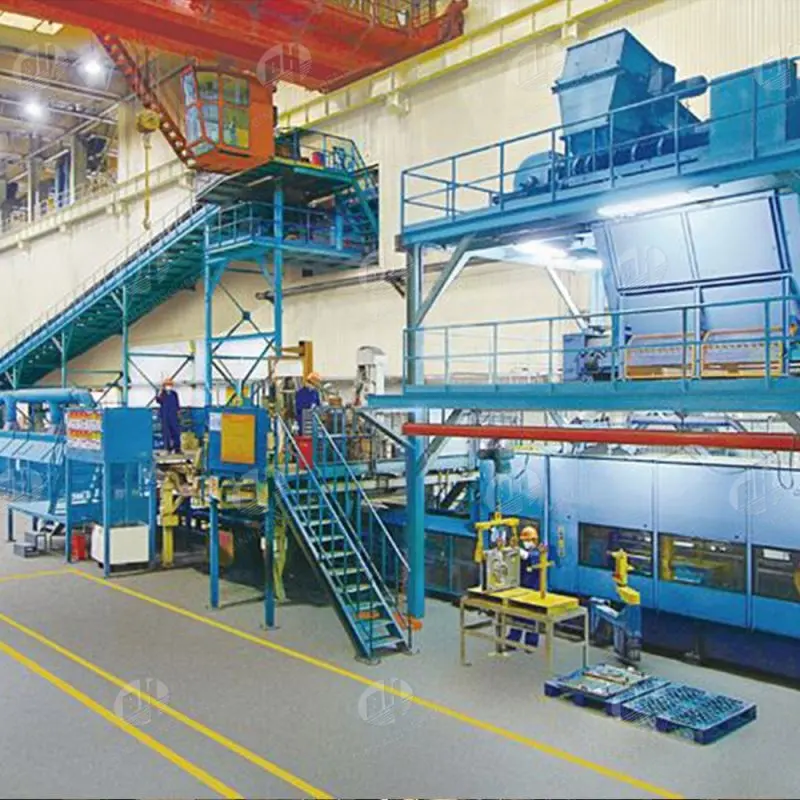 Flaskless Automatic Molding Line Sand Molding Machine Foundry Equipment Cast Iron Injection Sand Molding Machine For Iron Parts