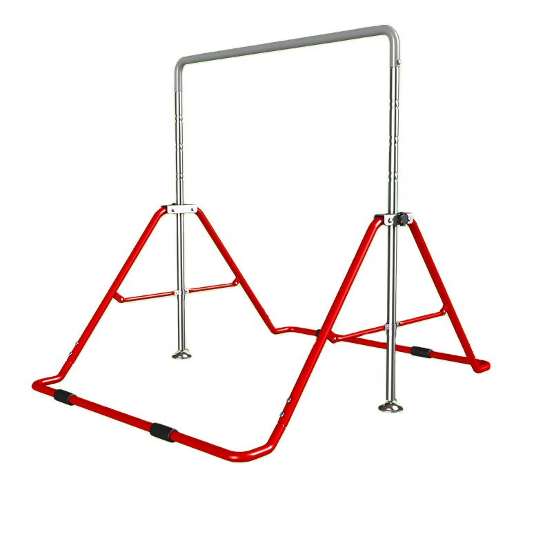 Home adjustable Folding Exercise Tools height portable gymnastics horizontal bar for kids