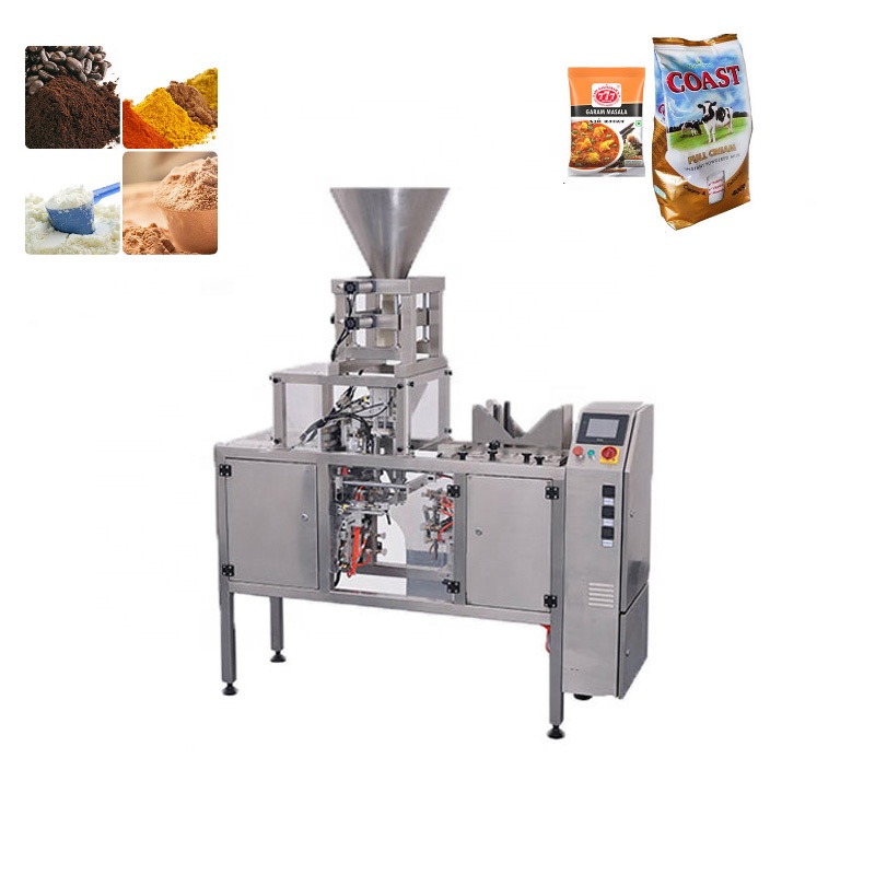 Low Price Full Automatic Chili Coffee Flour Powder Mini Doypack Packing Machine Pouch Multi-function Packaging Machine