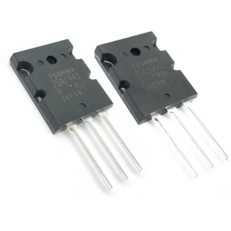 100% Original Transistor A1943 C5200 2SA 1943 2SC5200 Audio Pair Tube TO-3PL 2SA1943