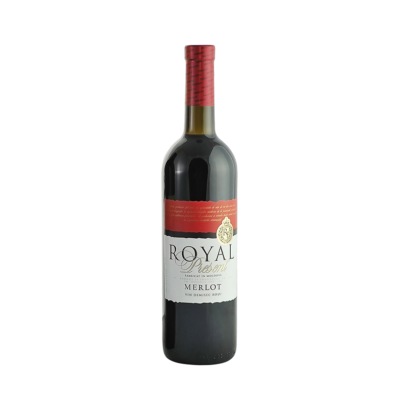 Королевский полусухое красное вино Merlot, насыщенное бархатное вино рубинового цвета и нежные фруктовые ароматы Красного вина