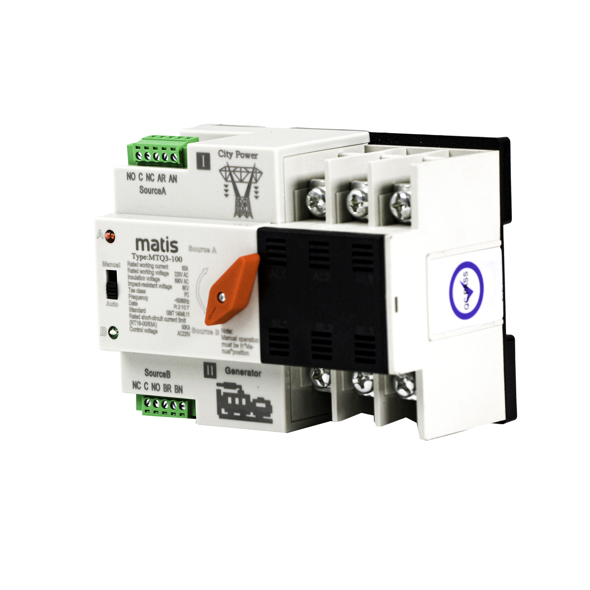 Wholesale 380V transfer switches automatic change over, dual power automatic transfer switch