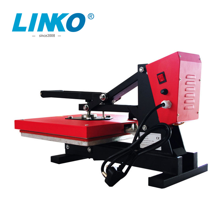 Прямая продажа с фабрики LINKO, легко носить, полуавтоматический Магнитный термопресс для сублимационной ткани, текстиля, деревянного стекла
