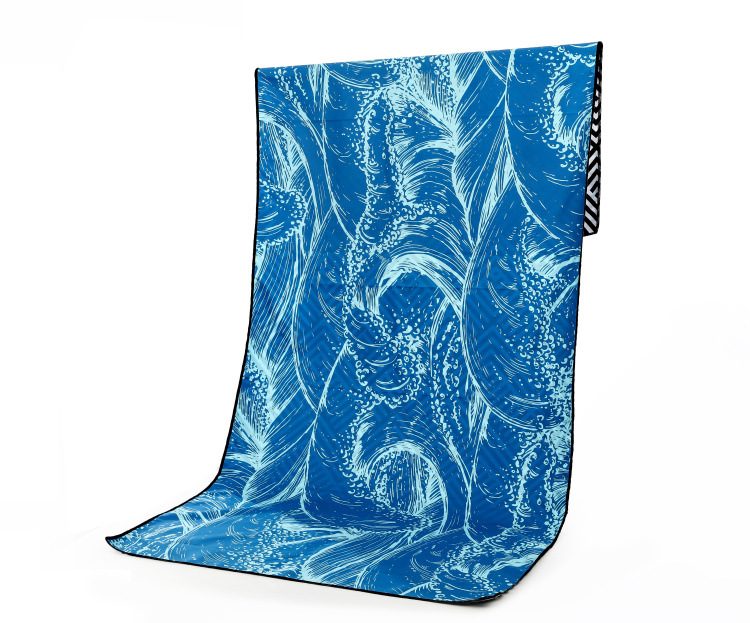 XIAOAO Microfiber Custom Printed Sand Free Beach Towel
