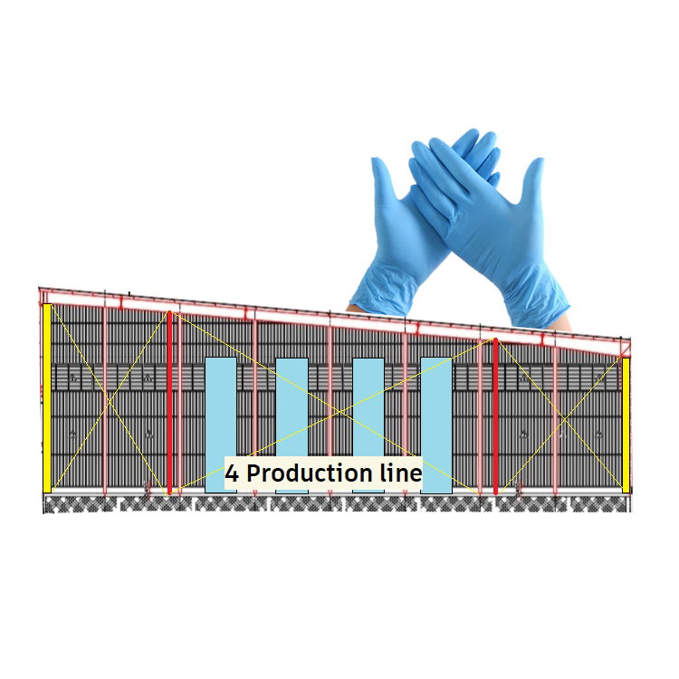 Latex glove medical machine latex glove packing machine