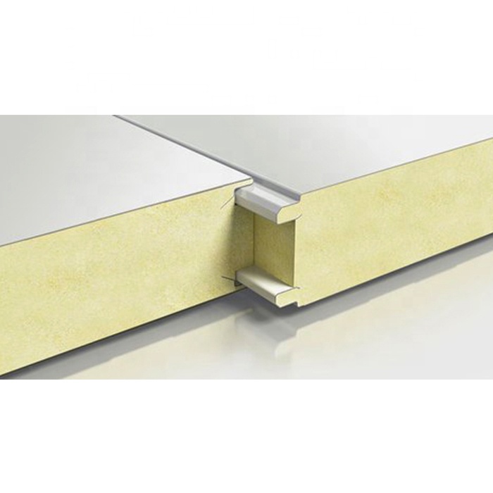 Сэндвич-панель Rockwool, декоративная настенная панель, полиуретановая Изолированная настенная облицовка, полиуретановая сэндвич-панель