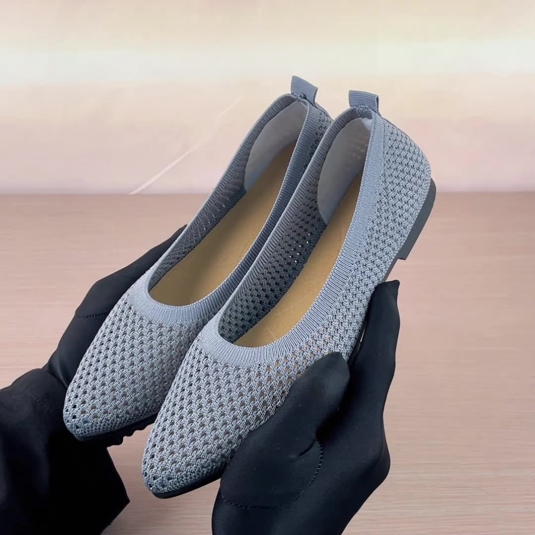 Hot Sale New arrival fashion Spring summer women shoes casual flat lady work plus size shoes