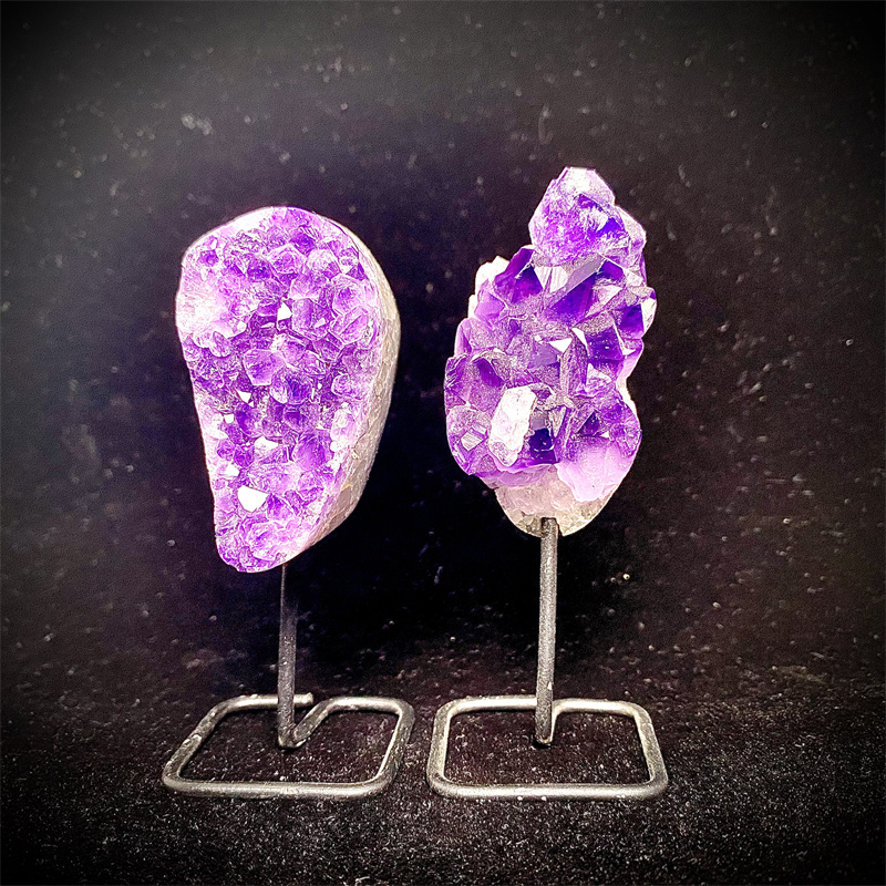 Natural Wholesale High Quality Popular Crystals Healing Stones Feng Shui Amethyst Cluster Ornaments For Gift LSY