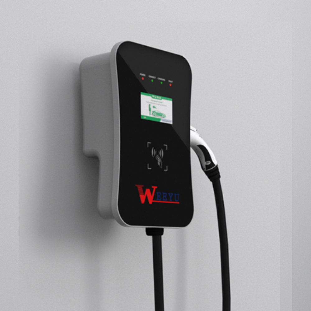 lcd display electric car charger j1772 Charging station Unit NEMA14-50 ev charger 10kw