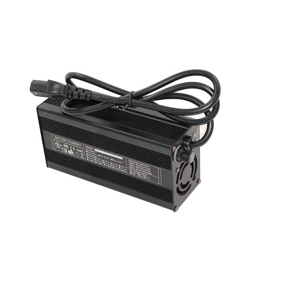 72V 4A Smart Charger Li-ion Lead Acid Lipo Limn2o4 Licoo2 Battery 84V Charger Wheelchair Desktop Black Silver Customized CE ROHS