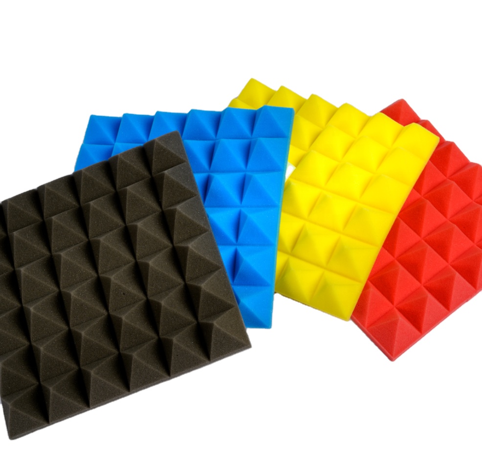 Pyramid Shape Foam Sound absorbing Different Color Foam Sheet for Studio/Theatre