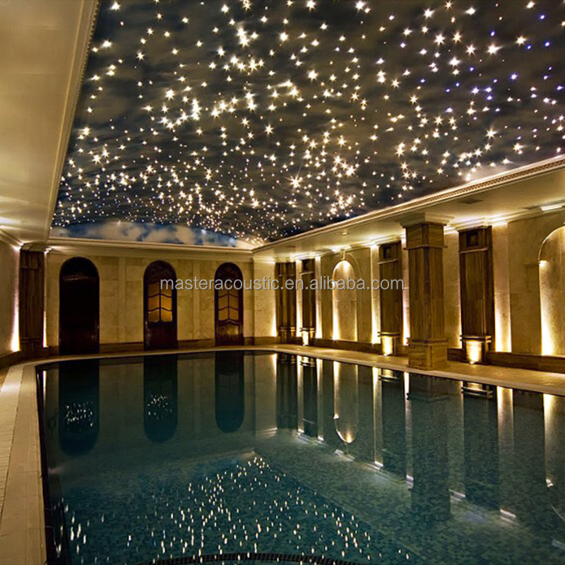 Master Acoustic led fiber optic Light Star Ceiling Kit Decoration Materials Absorbing Soundproofing Ceiling Panels