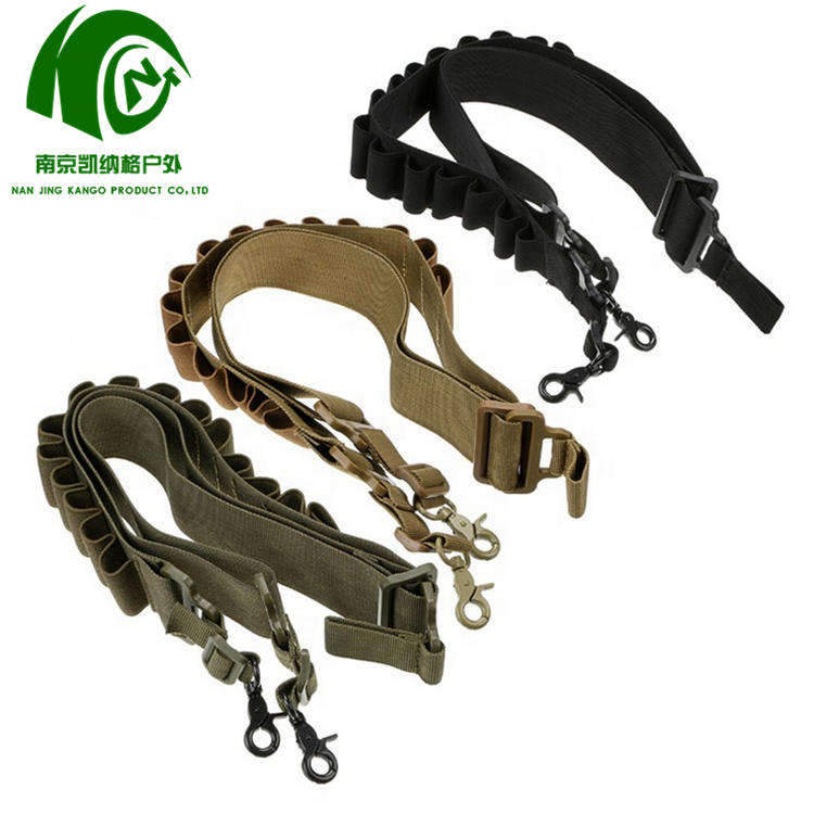 Канго AdjustableTactical 2 точки винтовка пистолет слинг с патронами Держатели