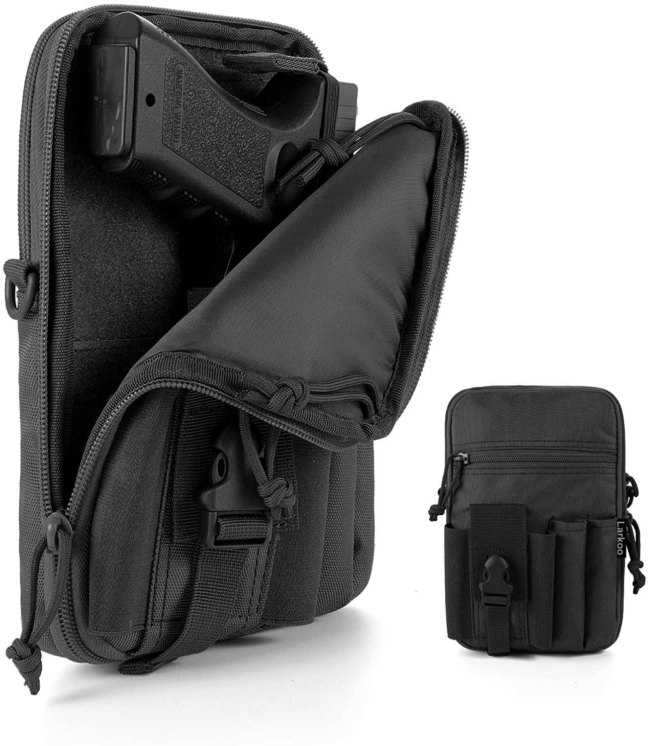 Multi-purpose 1200D Nylon Military waist Carry Gun Tactical Phone Pouch Bag