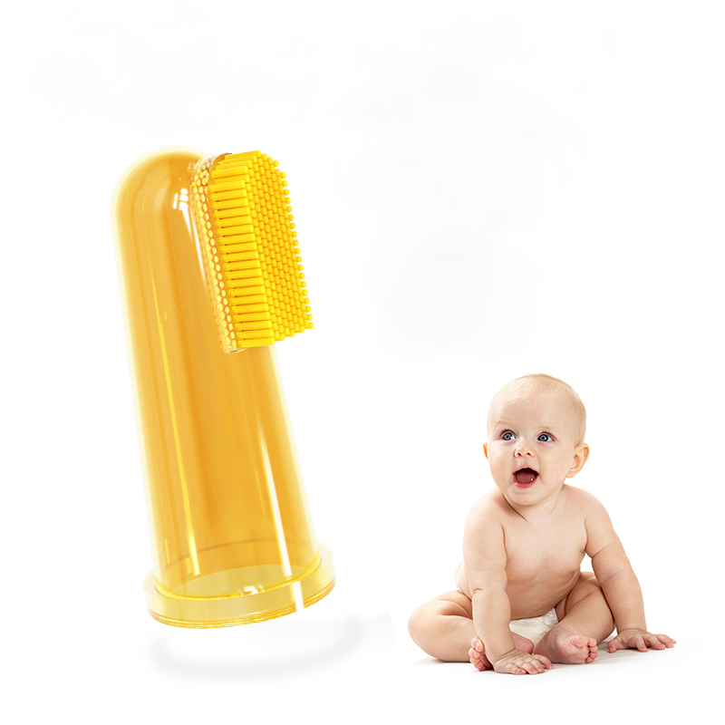 BPA free high quality silicone baby toothbrush