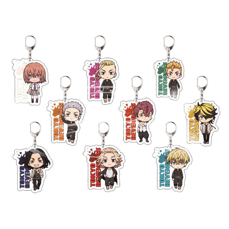 Wholesale Japanese Anime Tokyo Revengers Keychain Customized Cartoon Characters Acrylic Key chain