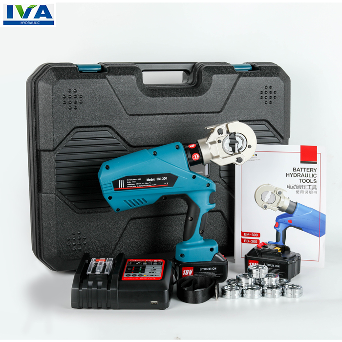 Professional design HL-300 16-400mm 12 tons battery cable lug crimper tool hydraulic terminal crimping tool