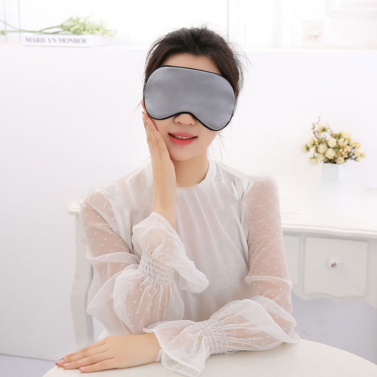 Шелк тутового шелкопряда Silk Blindfold сна затенение дышащий рельеф усталость глаз для мужчин и женщин маска для глаз для ваших глаз 20 см * 10 см * 1 см