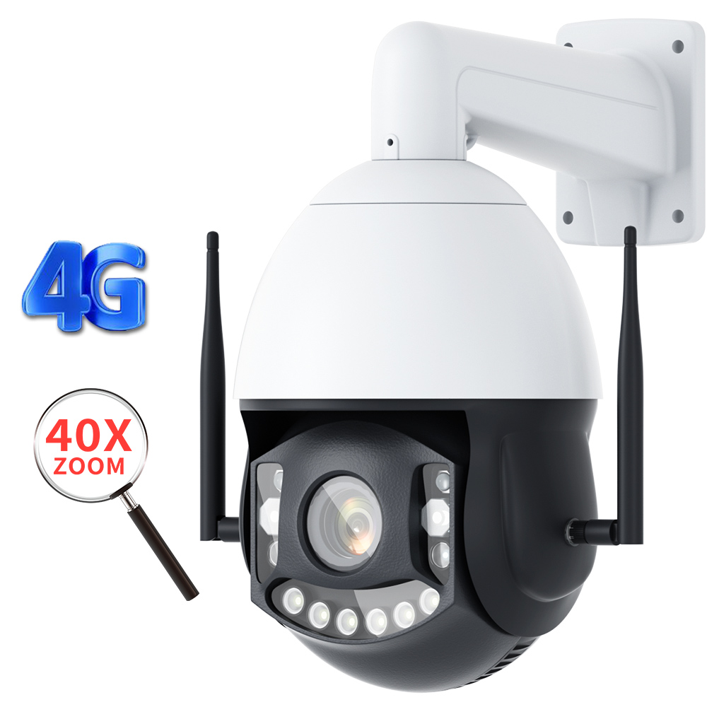 5MP 40X PTZ оптический зум Pan Tilt Rotation HD 4G сим-карта IP 360 6 дюймов Камера уличная купольная PTZ камера безопасности