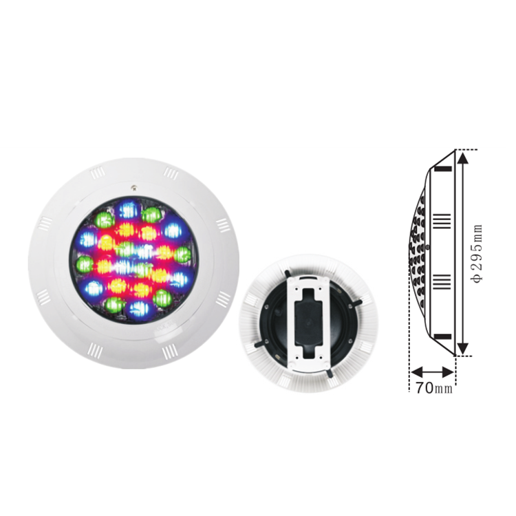 AC 12V 15W 18W 25W 35W 45W 7 Color IP68 RGB Submersible Underwater LED Swimming Pool Light with RF Remote