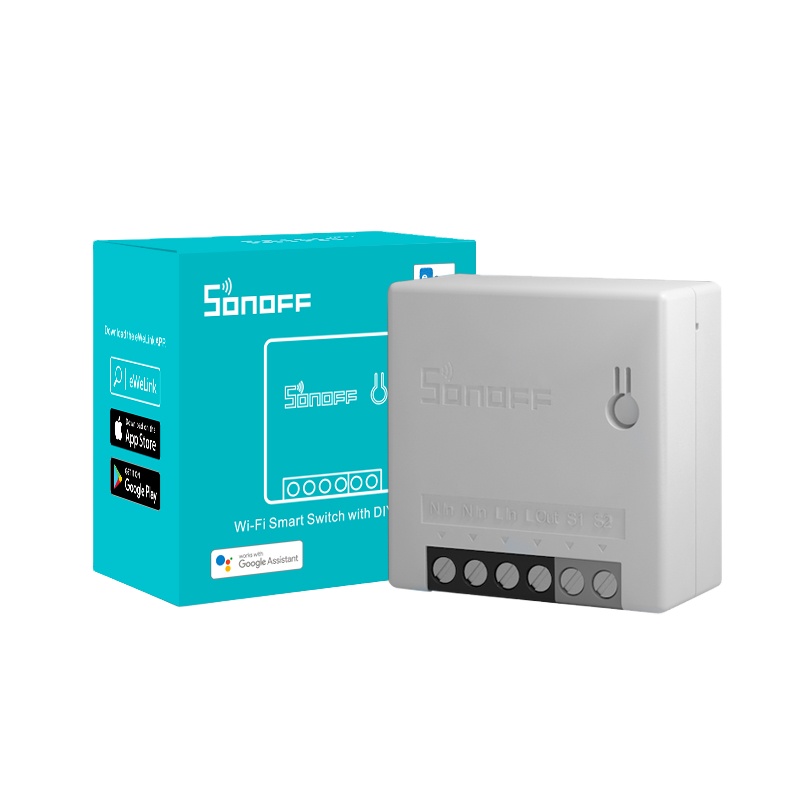 Умный беспроводной переключатель ITEAD Sonoff MINI R2, 1 клавиша, 2 канала, внешний ручной переключатель Google Alexa, голосовое управление, мини-переключатель