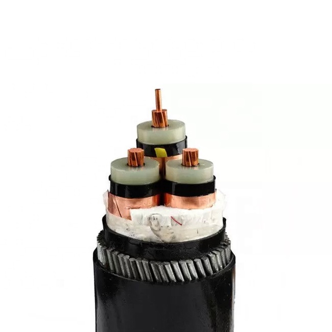 0.6/1kv Low Voltage 4 Core 240mm Stranded Copper conductor XLPE insulated steel wire Armoured PVC sheath Power Cable
