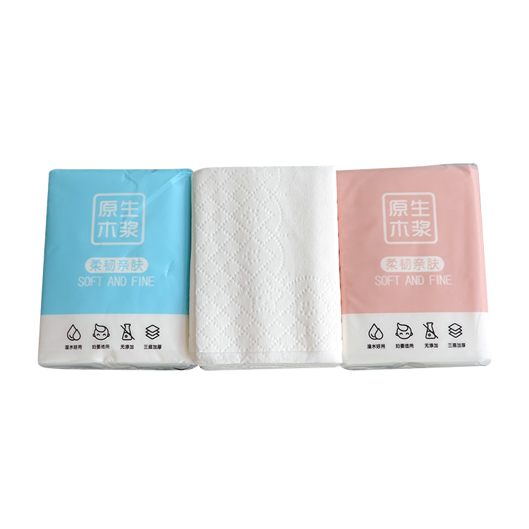 Cheap Environmentally friendly 4 ply oem soft pack facial tissue