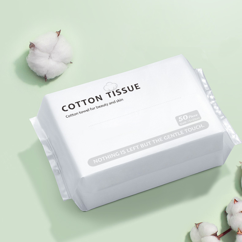 Wholesale cotton soft towel disposable washcloth without adding custom labels