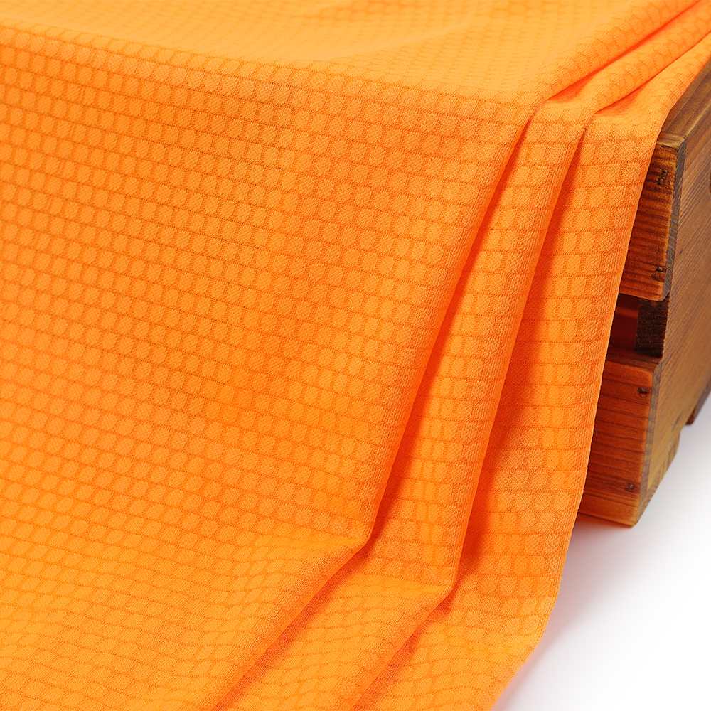 Polyester Knitted Soft Hexagonal Jersey Interlock 100 Polyester Cooldry Moisture Wicking Honeycomb Mesh Fabric for Sports Shirts