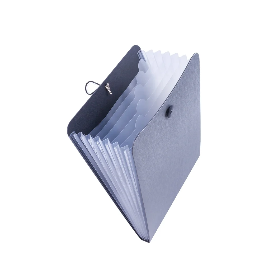 Letter Size A4 PP Foam 6 Pocket vertical accordion organizer expanding file folder with elastic closure