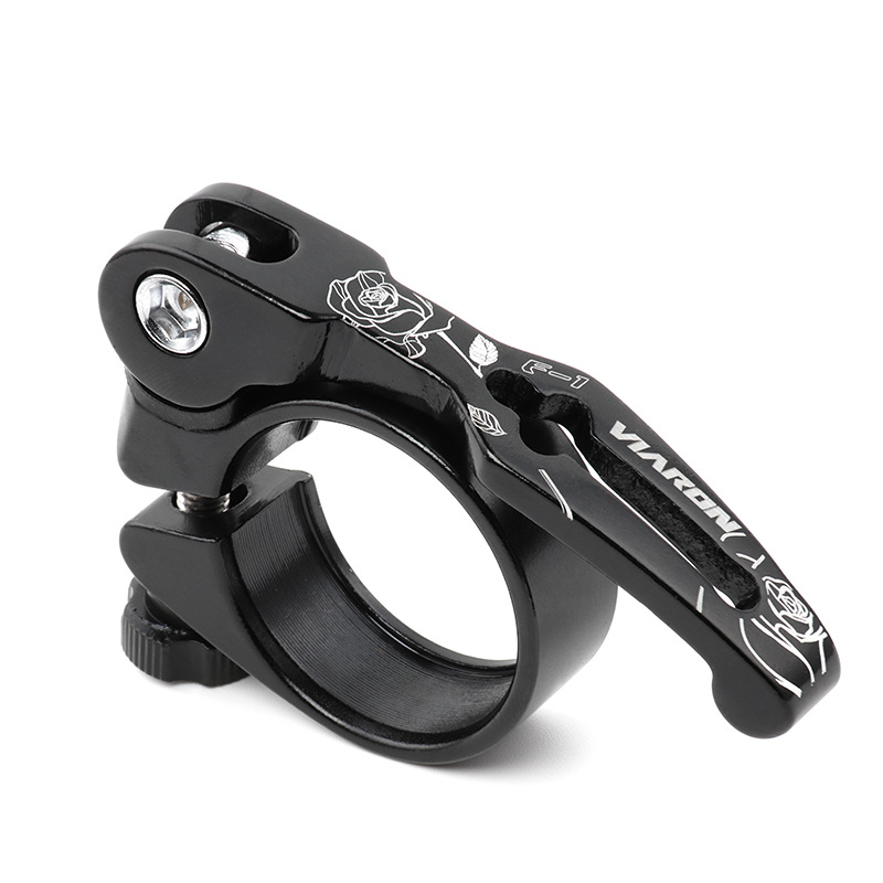 Aluminum Alloy Mountain Road Bike Bicycle Seat Post Seatpost Clip Clamp Quick Release Lock Bike Parts