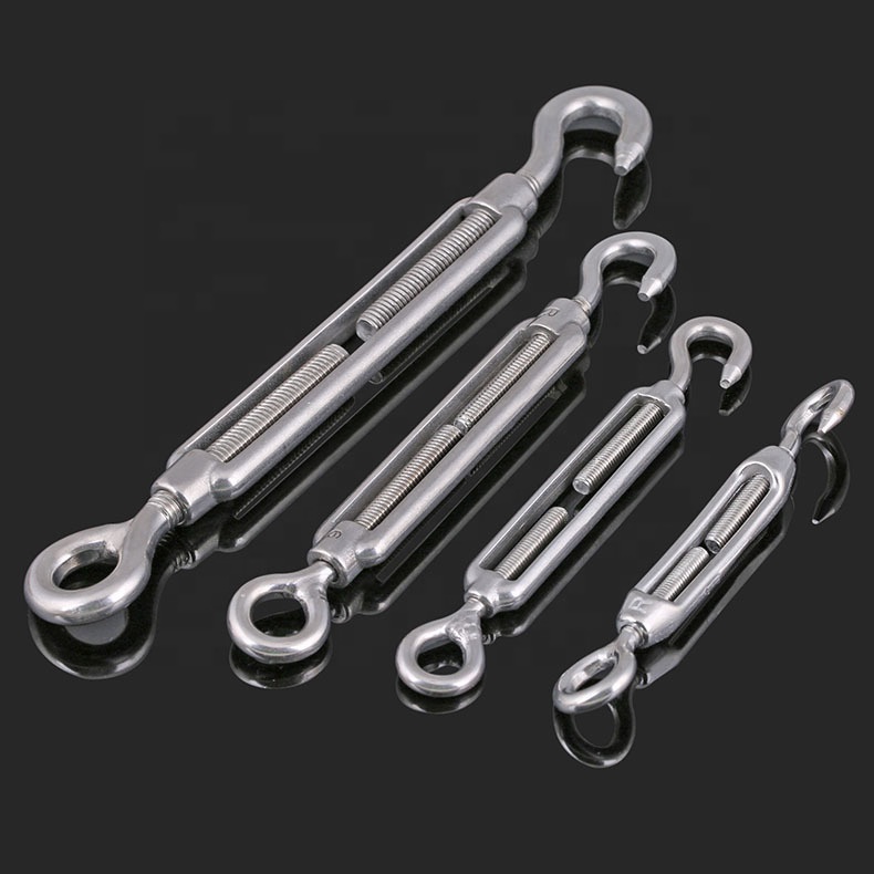M4 TO M24 Stainless Steel Rigging screw Turnbuckle With Hook and Eye