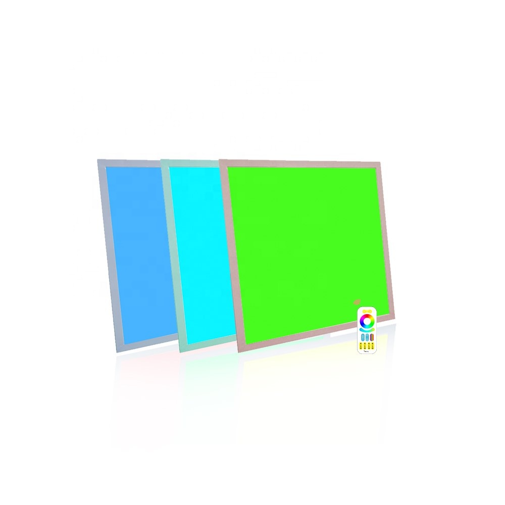 Квадратный потолок 2,4g RF пульт дистанционного управления RGB меняющий цвет настенный бумажный светодиодный панельный светильник 60x120