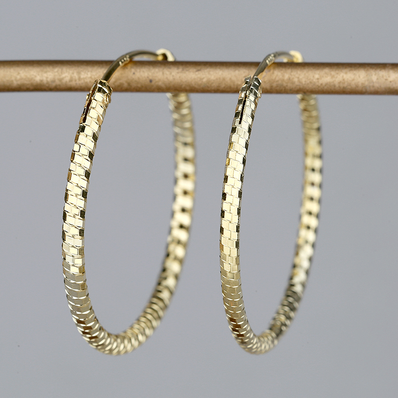 Minimalist Classic Silver Hoop Earrings Fashion 925 Sterling Silver Huggie Earring