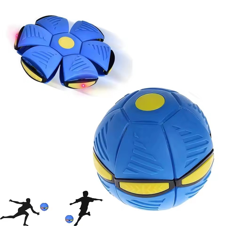 New 0601 Outdoor Toy Ball-Thickened Elastic Step Ball for Decompression Features Light-Infused Parent-Child Interaction Foot