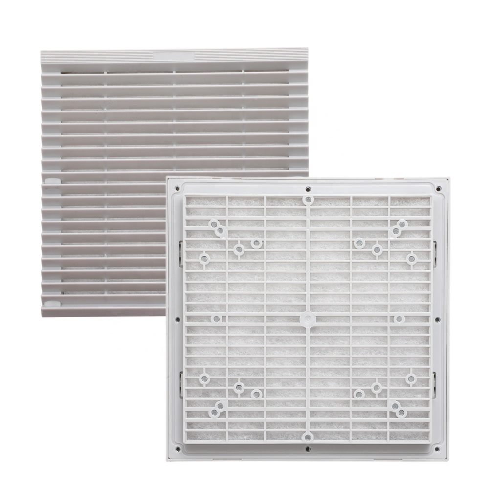 MEIXING 9805 Axial Flow Fan Louver Filter Screen 200mm Fan Dust And Waterproof Plastic Mesh Cover Dust Screen
