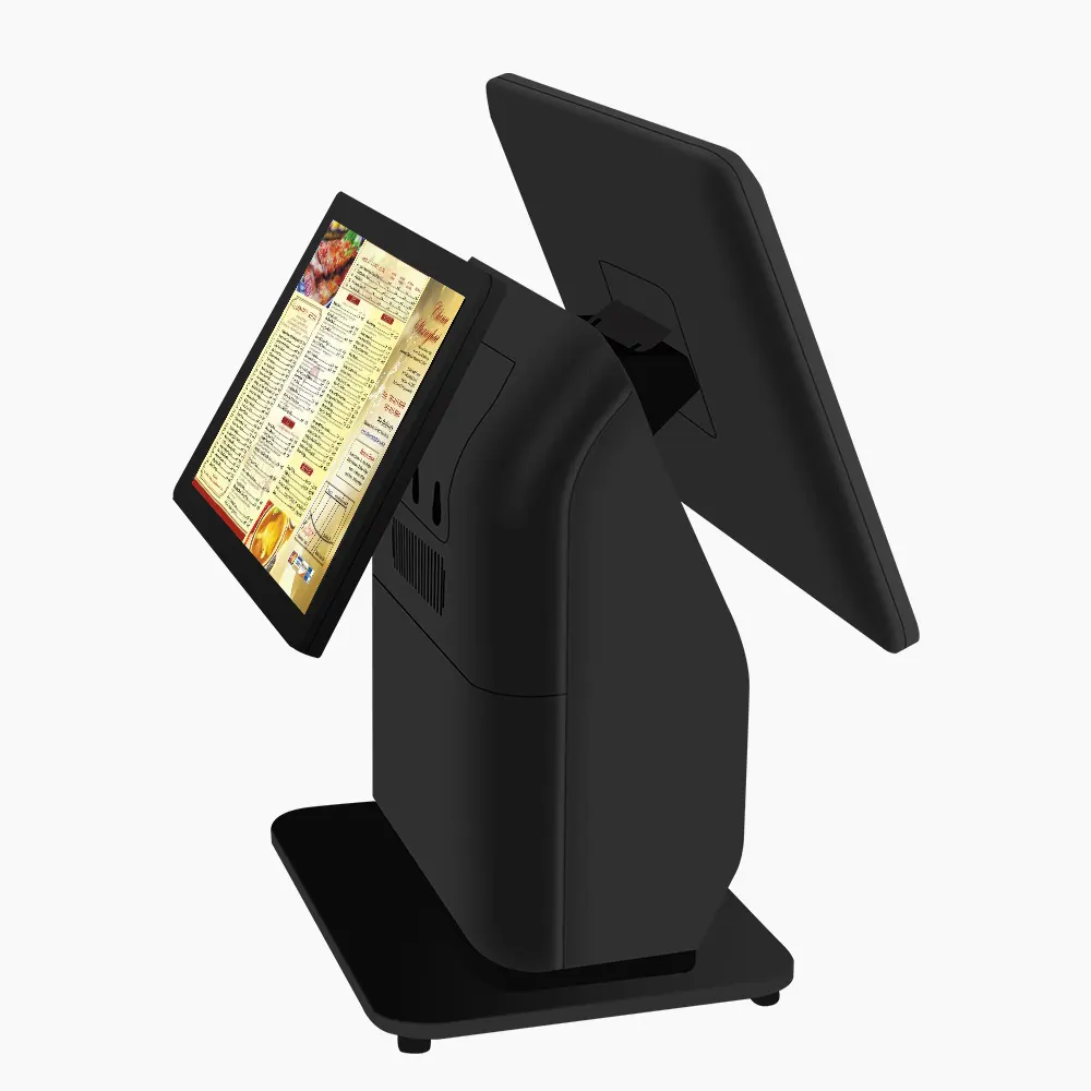 Touch screen desktop pos systems machine supermarket retail guangdong cash register for small business