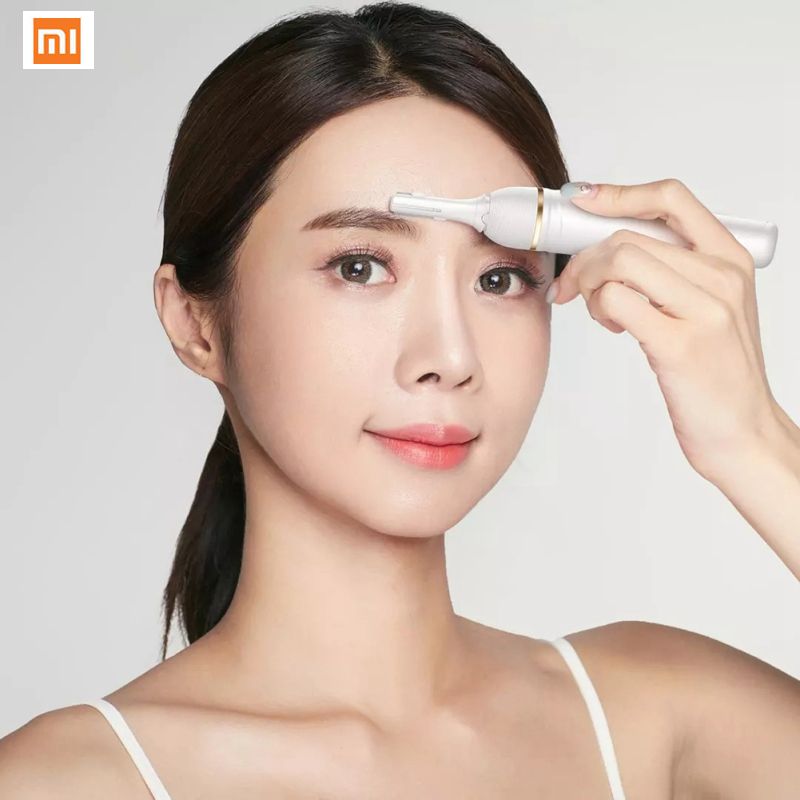 Новое поступление 2021, оригинальная Машинка для удаления волос Xiaomi, инструмент для красоты и макияжа, многофункциональная электрическая бритва для бровей, триммер для удаления волос